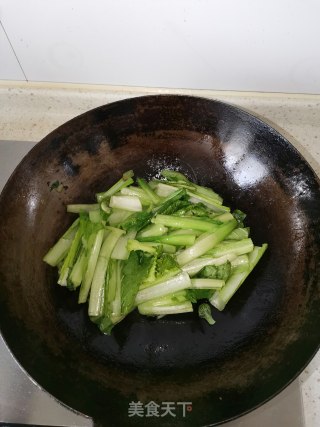 清炒小白菜的做法步骤：3