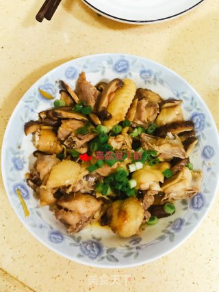 冬菇滑鸡的做法步骤：9