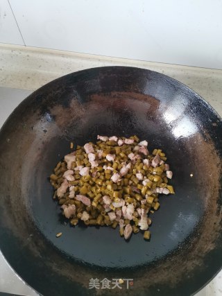 酸豆角肉末的做法步骤：4