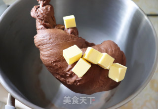 东京“365日”面包店同款，巧克力脆脆珠面包！的做法步骤：4