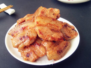 奥尔良煎五花肉的做法步骤：7