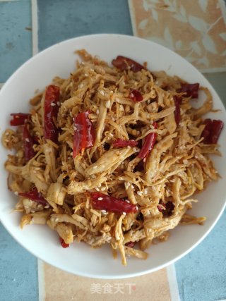 麻辣鸡丝的做法步骤：14