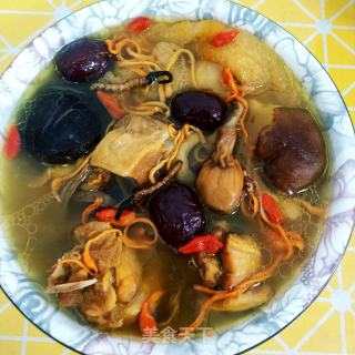 野生菌炖鸡的做法步骤：8