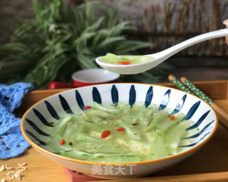 虾皮丝瓜汤的做法步骤：10