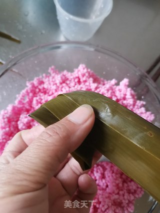 粉水晶西米粽的做法步骤：9