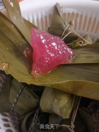 粉水晶西米粽的做法步骤：17