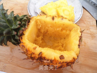 菠萝时蔬炒饭的做法步骤：4