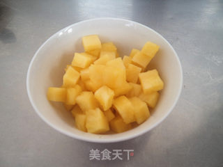 菠萝时蔬炒饭的做法步骤：6
