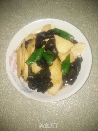 木耳炒山药的做法步骤：9