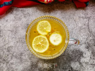 百香果柠檬蜂蜜水的做法步骤：6