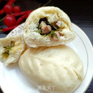 霞草包子的做法步骤：25
