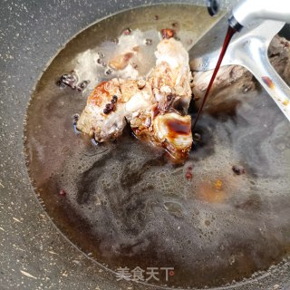 玉米脊骨炖芸豆的做法步骤：6