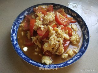 番茄炒鸡蛋的做法步骤：7