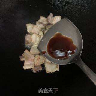 豆角炒五花肉的做法步骤：5