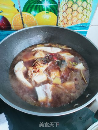 家常烧草鱼块的做法步骤：11