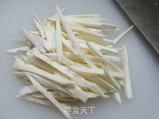 虾肉茭白拌石花菜的做法步骤：4