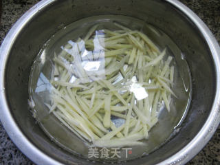 虾肉茭白拌石花菜的做法步骤：6