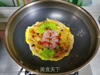 爱心煎饼小果子的做法步骤：2