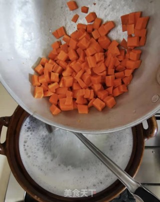 胡萝卜肉丝粥的做法步骤：5