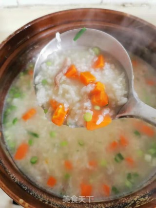 胡萝卜肉丝粥的做法步骤：8