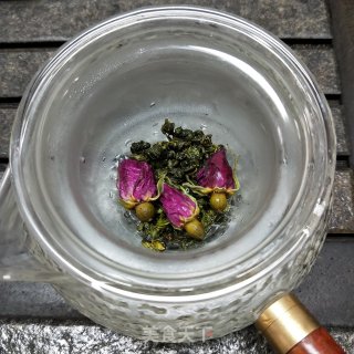 玫瑰绿茶的做法步骤：2