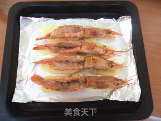 芝士焗红虾的做法步骤：8