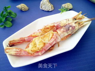 芝士焗红虾的做法步骤：11