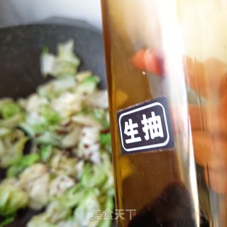 素炒包菜的做法步骤：7