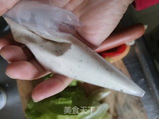 快手简单在家就可以做的宜家热狗的做法步骤：9