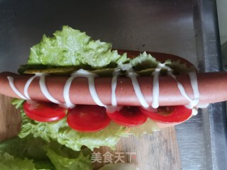快手简单在家就可以做的宜家热狗的做法步骤：10