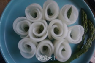 白灼白玫瑰的做法步骤：11