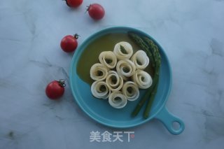 白灼白玫瑰的做法步骤：12