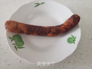 莴笋炒腊肠的做法步骤：2