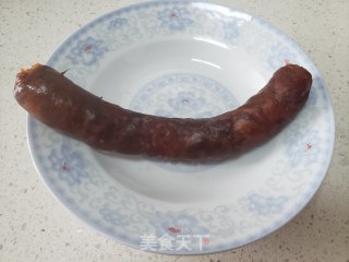 莴笋炒腊肠的做法步骤：3