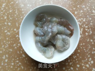 虾球豆角炒蛋的做法步骤：2