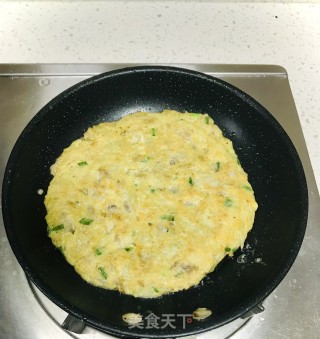 土豆鸡蛋煎肉饼的做法步骤：7