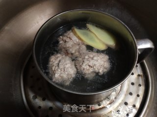 养心草肉泥汤的做法步骤：5