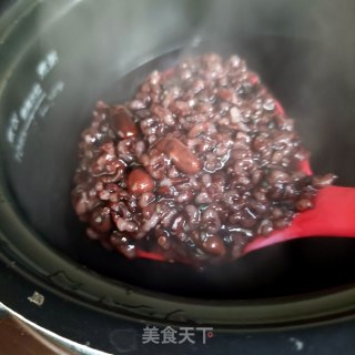 人参果三黑粥的做法步骤：11