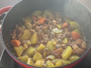 小鲍鱼红烧肉炖土豆，超级下饭哟！的做法步骤：7