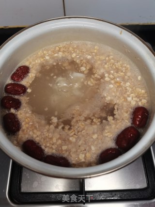 山药红枣燕麦粥的做法步骤：3