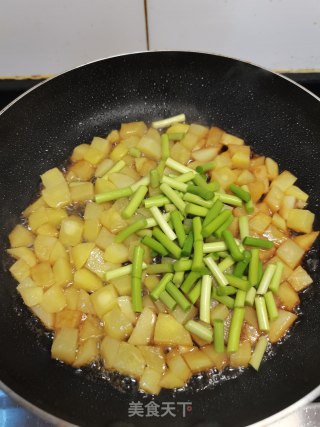 蒜苔炒土豆的做法步骤：5