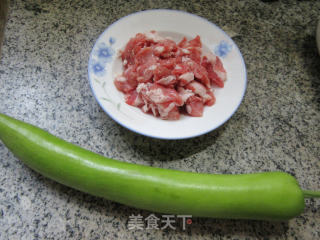 肉片煮夜开花的做法步骤：1