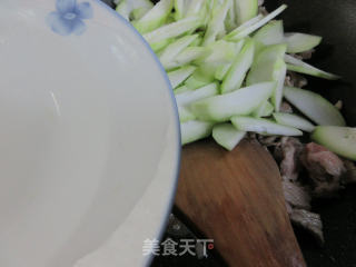 肉片煮夜开花的做法步骤：6