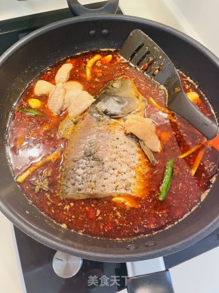 水煮麻辣鲤鱼鱼籽的做法步骤：3