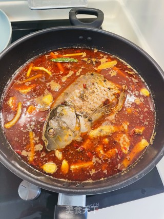 水煮麻辣鲤鱼鱼籽的做法步骤：5