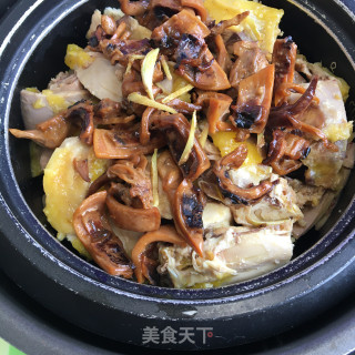 墨鱼干蒸草鸡的做法步骤：7