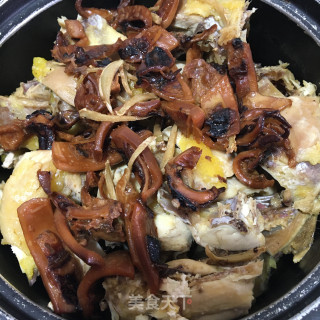 墨鱼干蒸草鸡的做法步骤：10