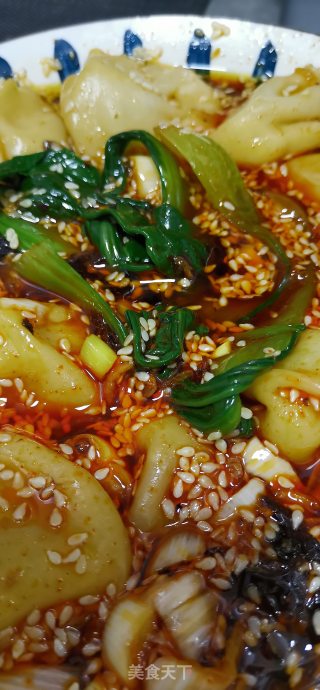 酸汤水饺的做法步骤：3