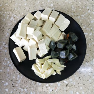豆腐南瓜花汤的做法步骤：6