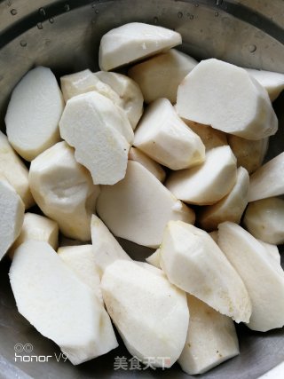 为母亲做一道粉蒸肉的做法步骤：7